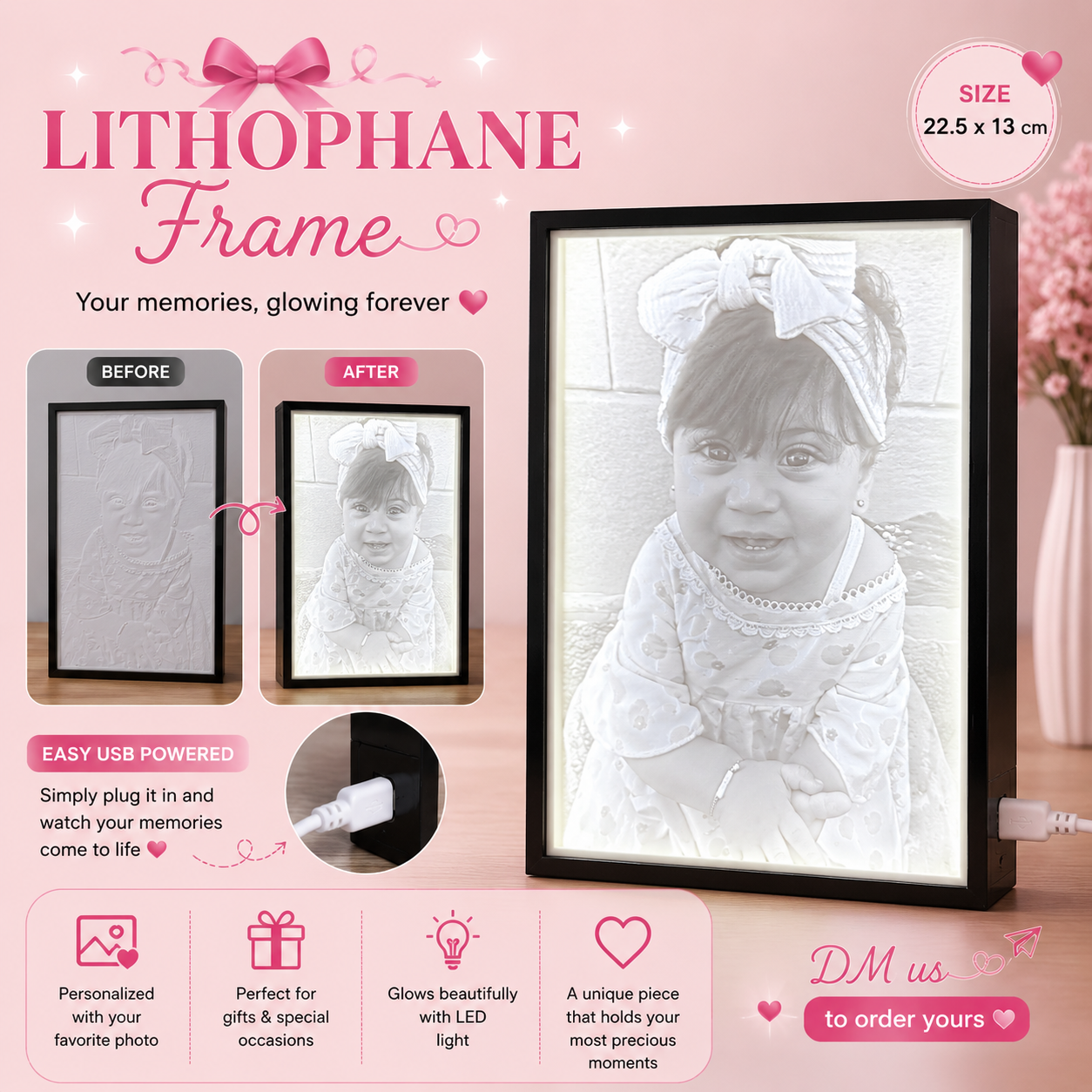 Custom Lithophane Frame