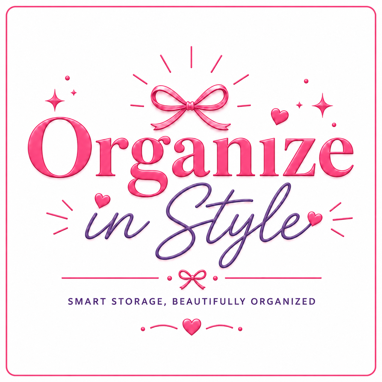 Organize in Style 🎀