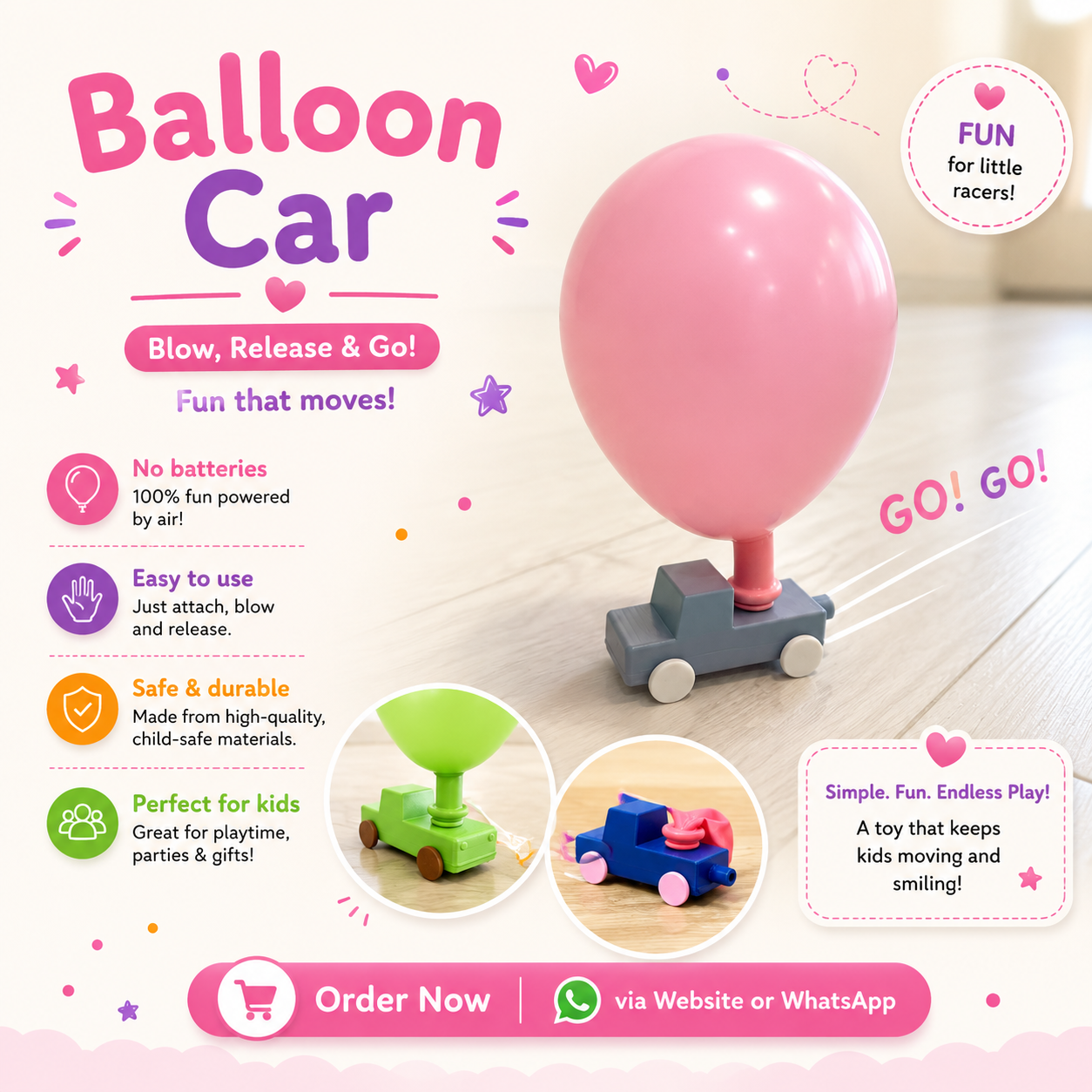 Balloon Car 🚗🎈
