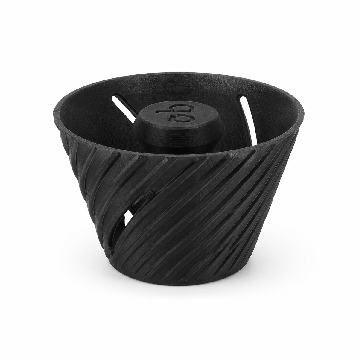 Omni Dripper for xBloom in Black — front view on white background