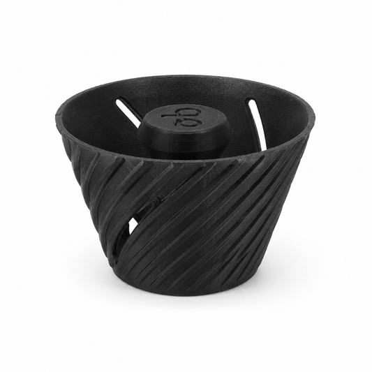 Omni Dripper for xBloom in Black — front view on white background